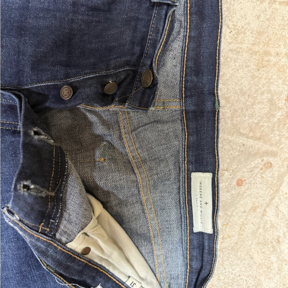 Harper Imogene Willie Jeans. 

They’ve been worn but still so much love to give